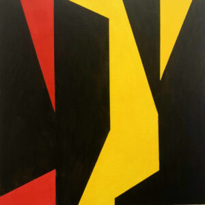 Composition with Red, Black & Yellow