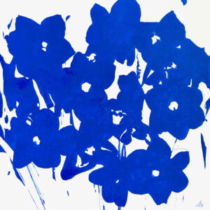 Floral Composition 8 (Blue & White)